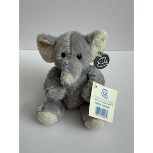 NWT Vintage Princess Soft Toys Rumble Elephant Plush Grey Stuffed Animal